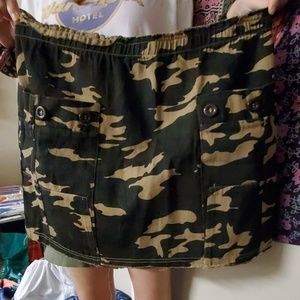 Camo skirt from fashion nova